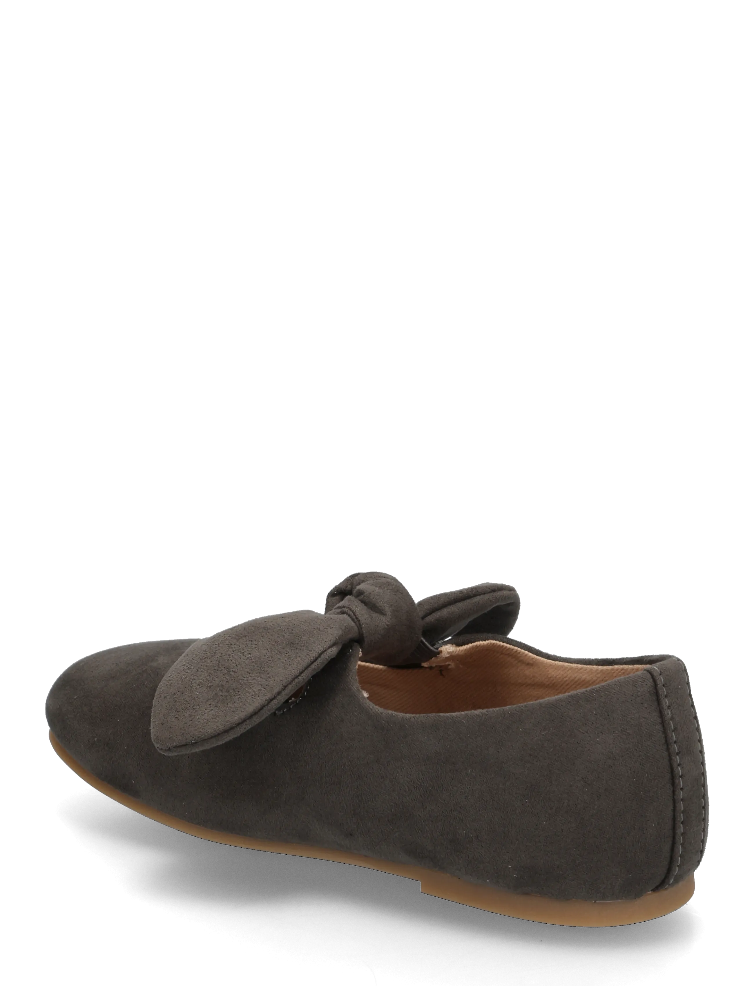 Mango - Suede effect bow ballet flats - ballerinaer & slip ons - charcoal - 1