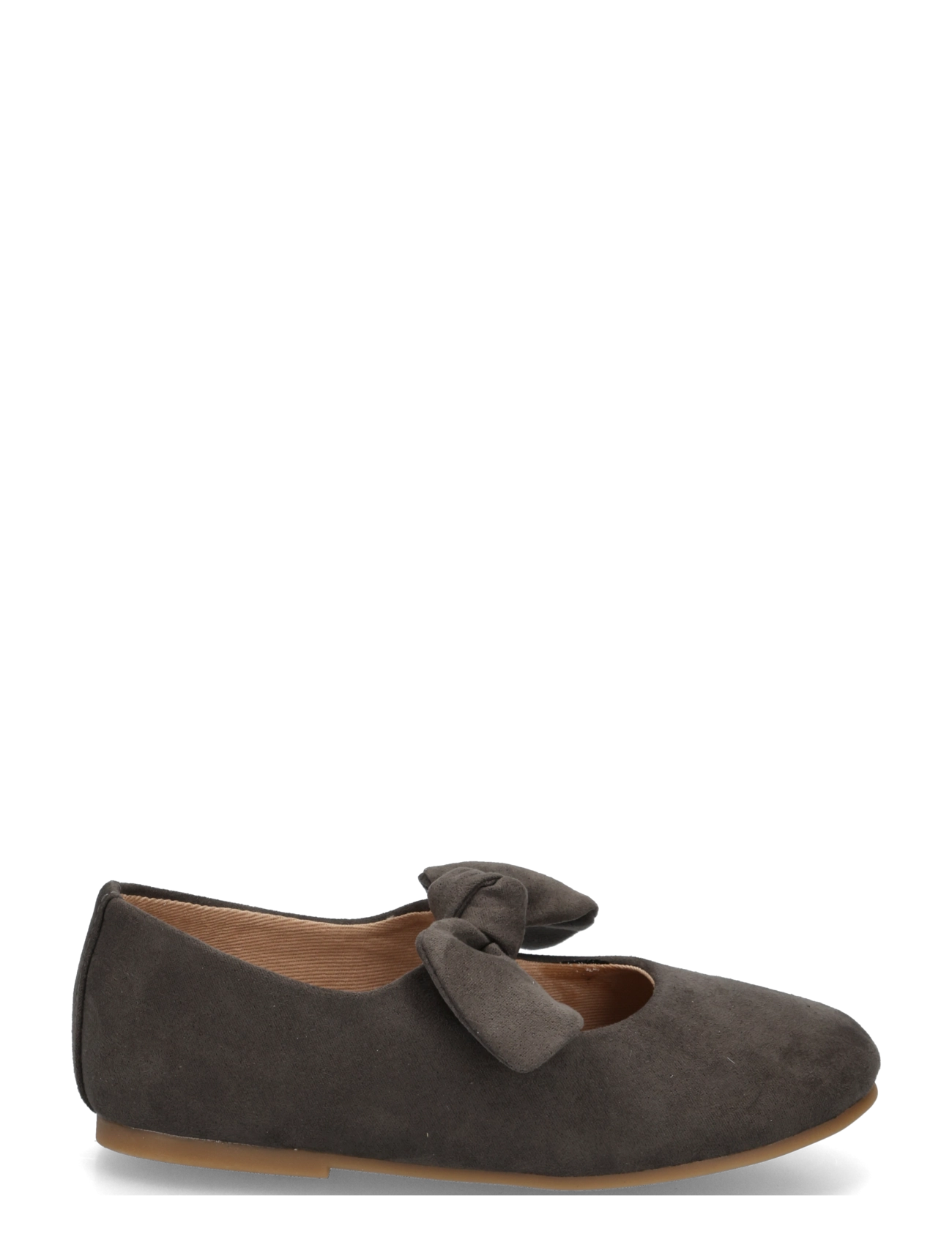 Mango - Suede effect bow ballet flats - ballerinaskor & slip-ons - charcoal - 2