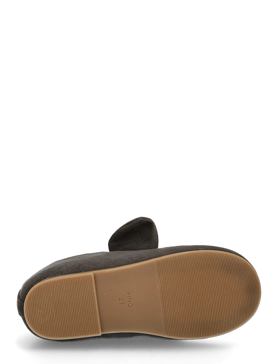 Mango - Suede effect bow ballet flats - ballerinaer & slip ons - charcoal - 4