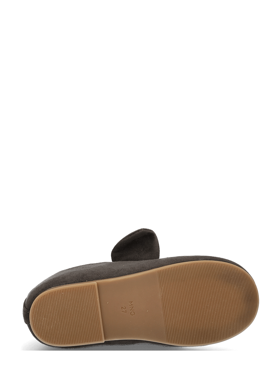 Mango - Suede effect bow ballet flats - ballerinaskor & slip-ons - charcoal - 4