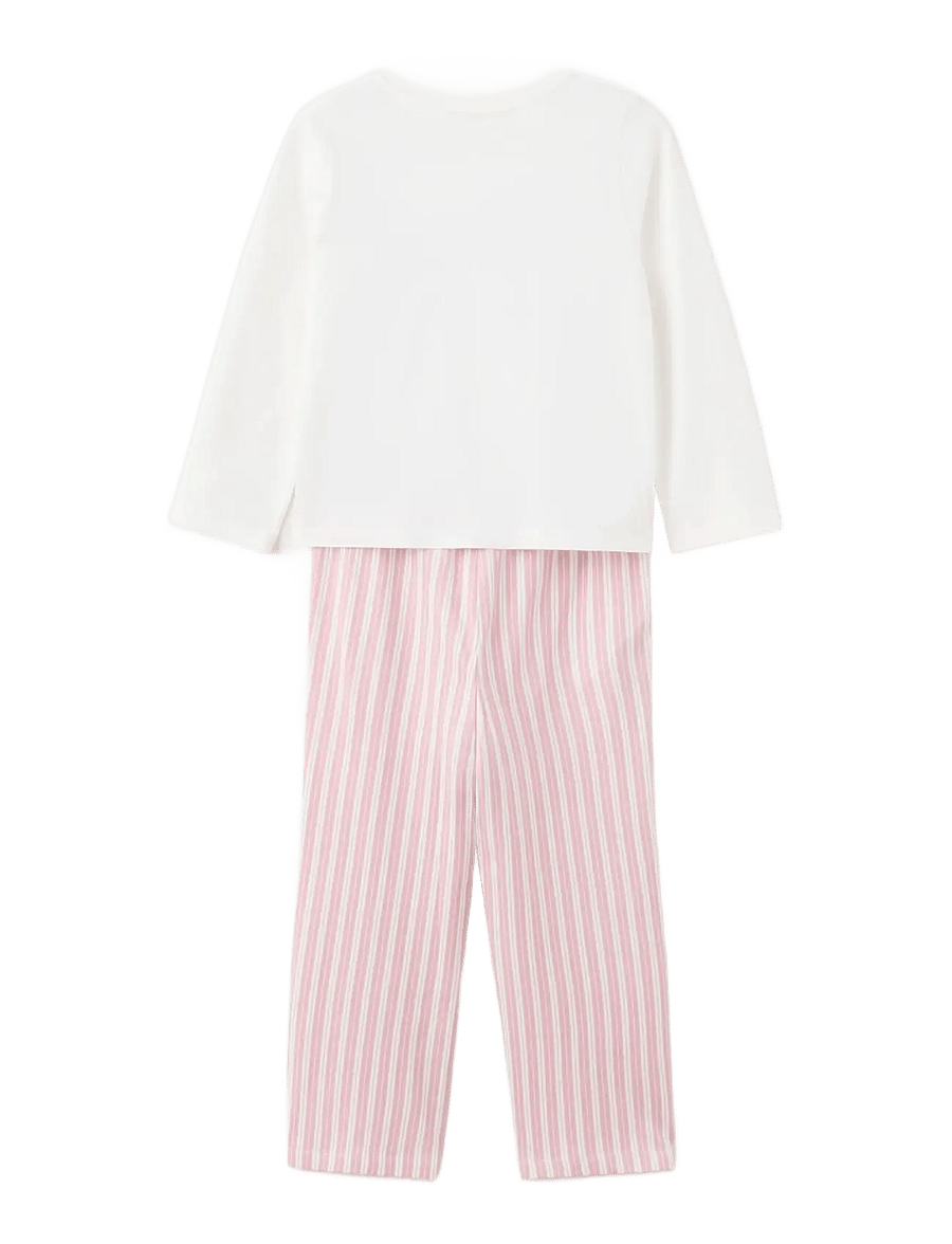 Mango - Full cloud cotton pyjama set - pyjamassæt - natural white - 1