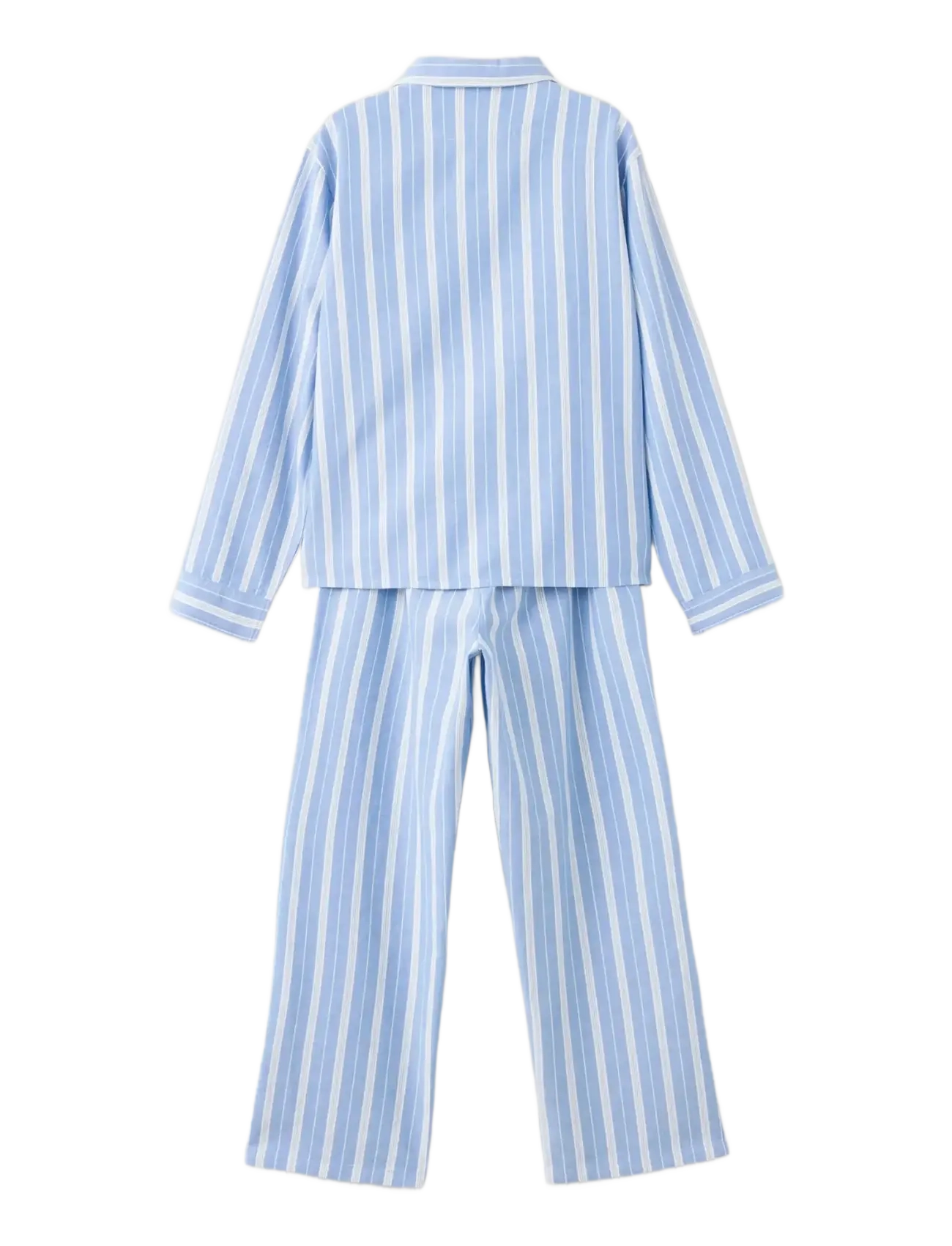 Mango - Striped pyjama set - pyjamassæt - medium blue - 1