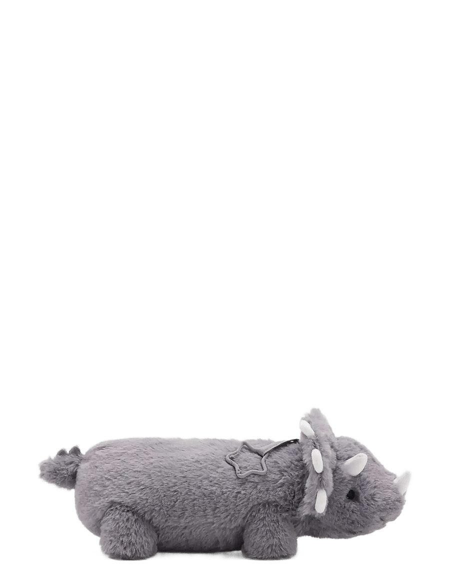 Mango - Dinosaur-print pencil case - penalhuse - grey - 0