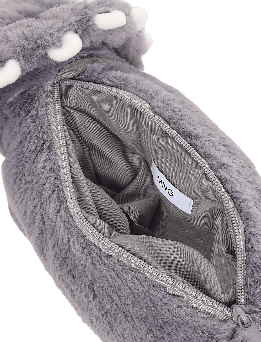 Mango - Dinosaur hair pouch - penalhuse - grey - 3