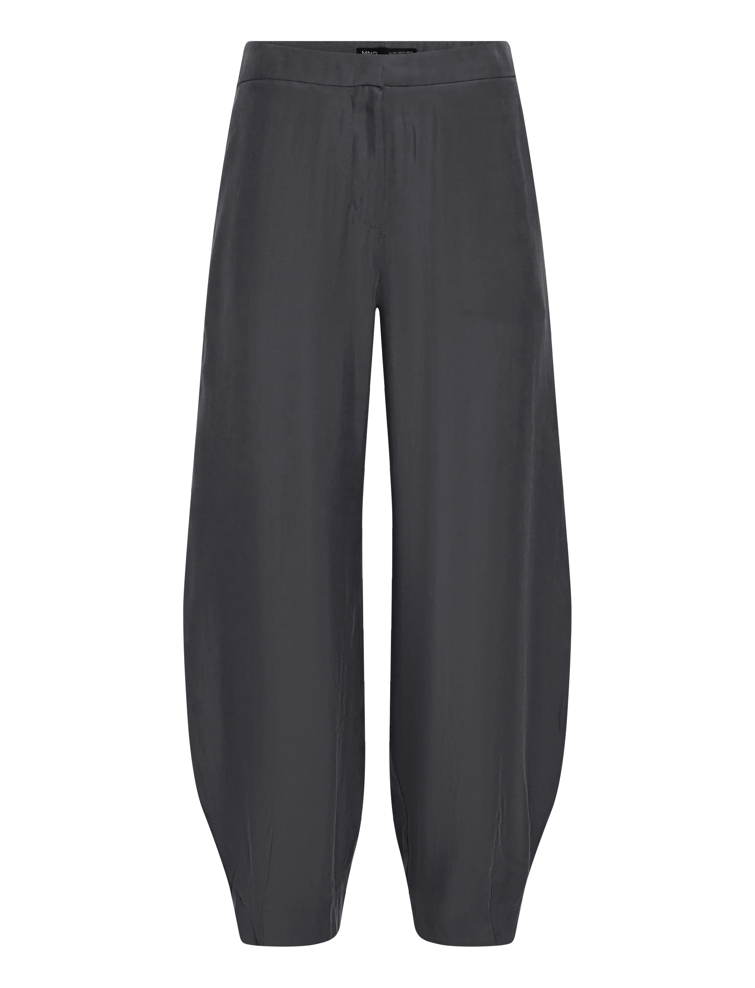 Mango Modal balloon trousers - Streetstyle - CHARCOAL / grey