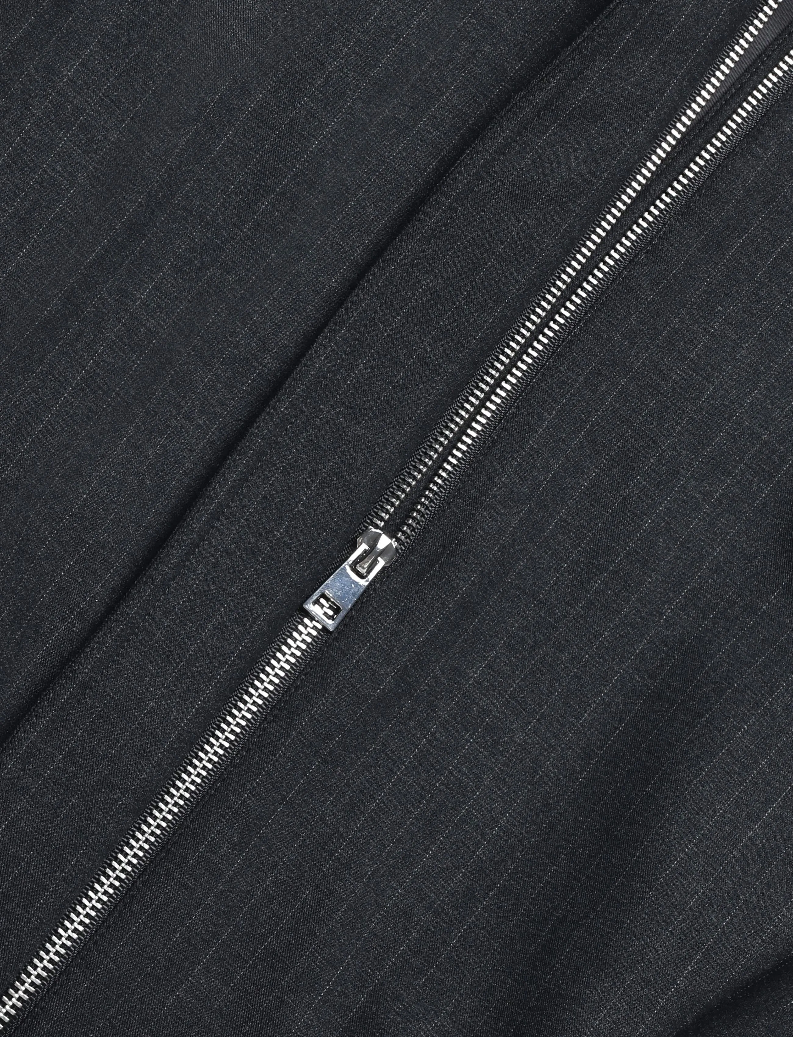 Mango - Pinstripe bomber jacket - vårjackor - grey - 5