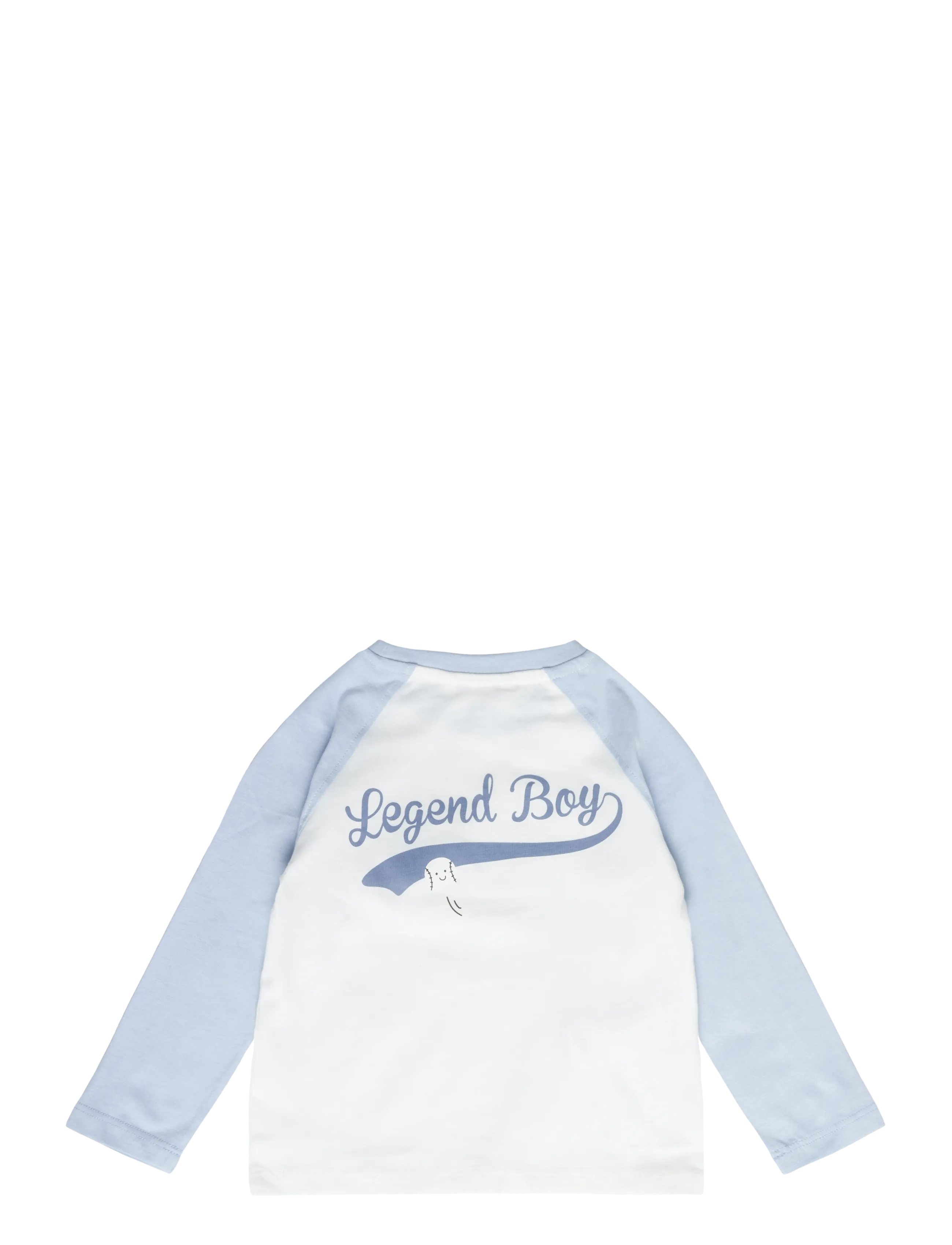 Mango - Contrast raglan T-shirt - långärmade t-shirts - lt-pastel blue - 1