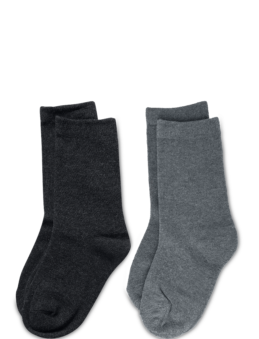 Mango - 2 knit socks pack - strømper - medium grey - 0