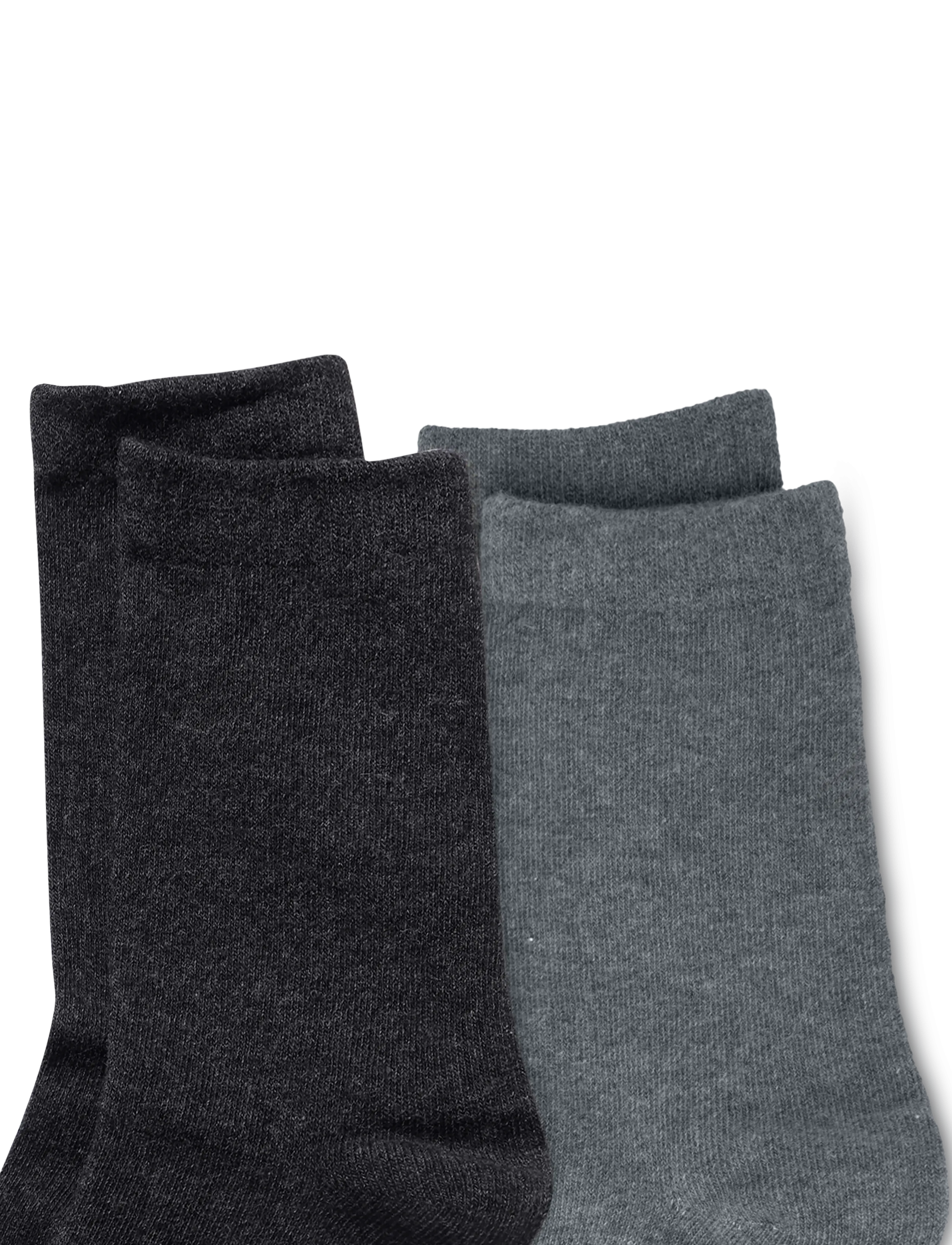 Mango - 2 knit socks pack - strømper - medium grey - 2