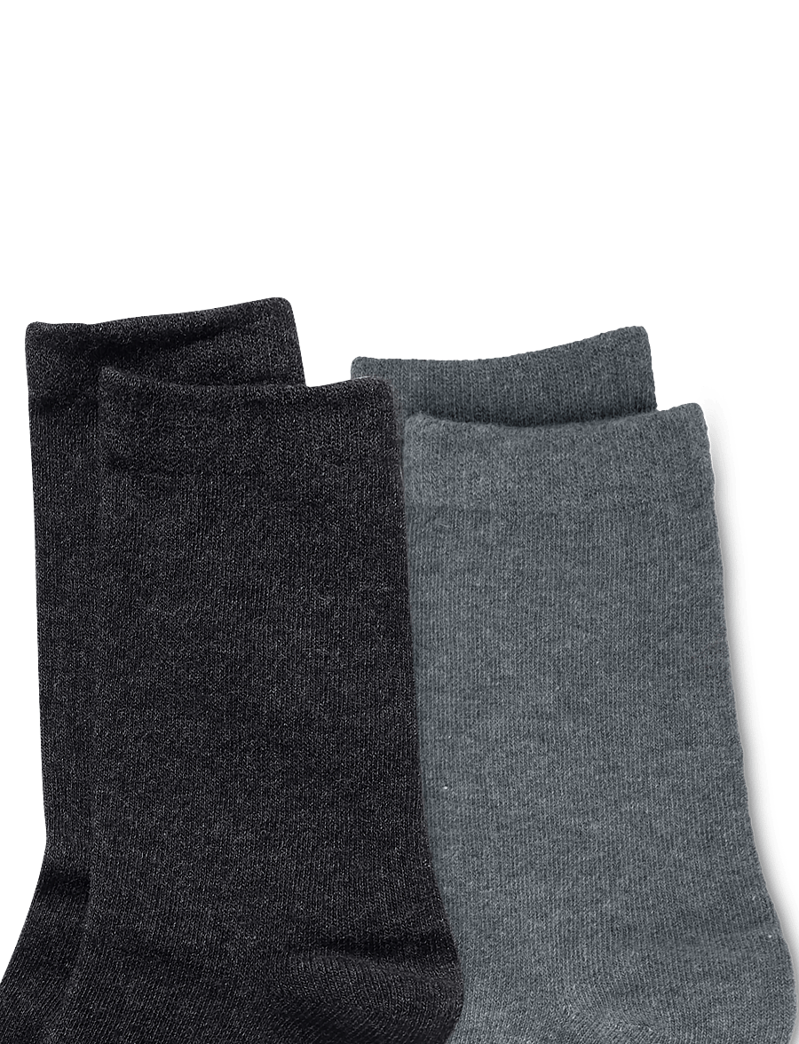 Mango - 2 knit socks pack - strømper - medium grey - 2