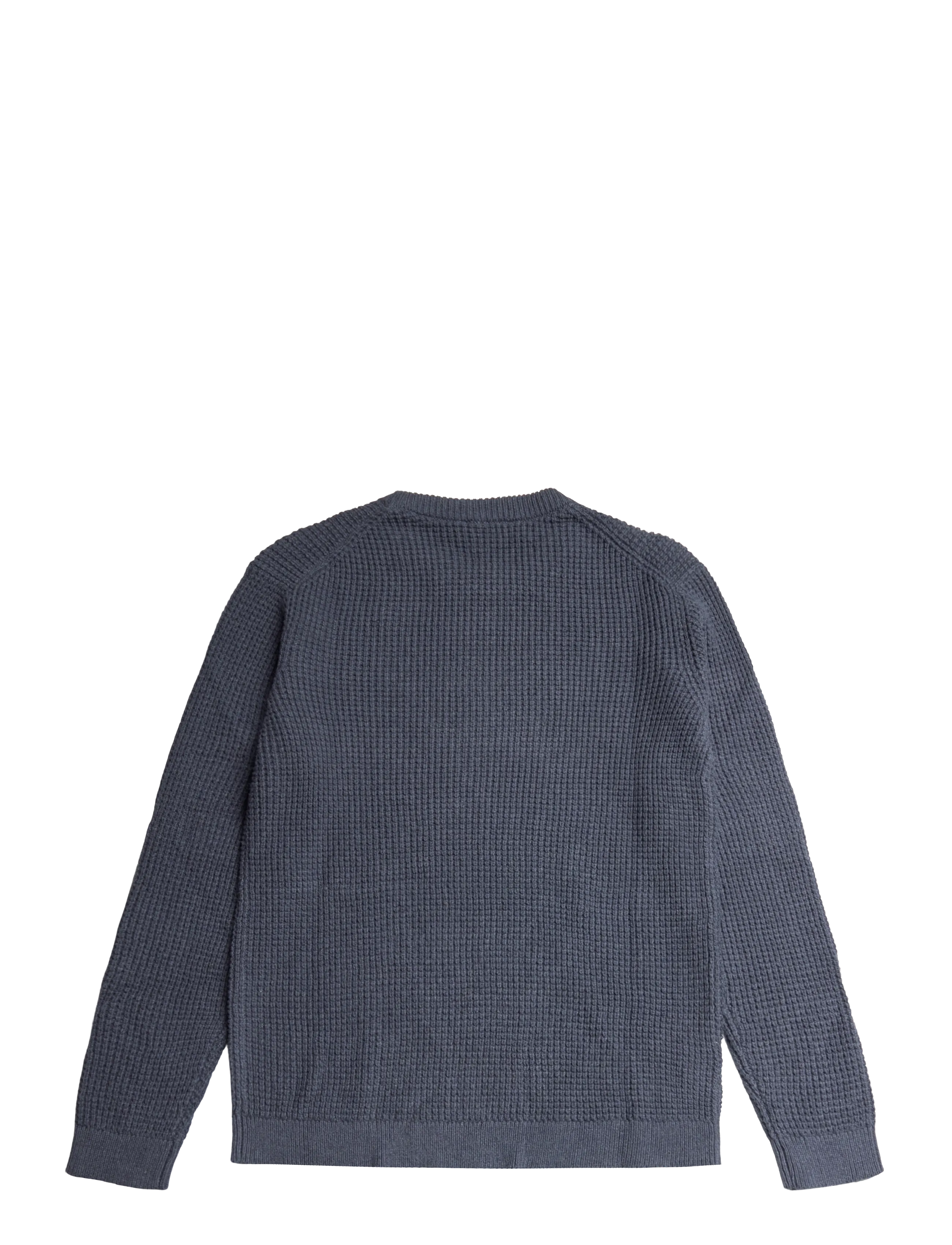 Mango - Structured knitted sweater - trøjer - dark blue - 1