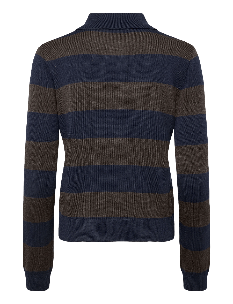 Mango - Cardigan with buttons and lapel collar - cardigans - brown - 1