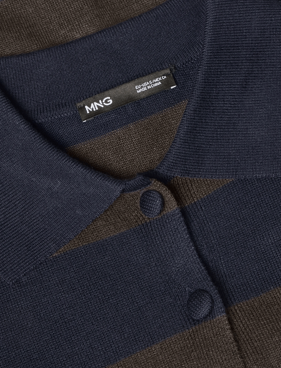 Mango - Cardigan with buttons and lapel collar - cardigans - brown - 2