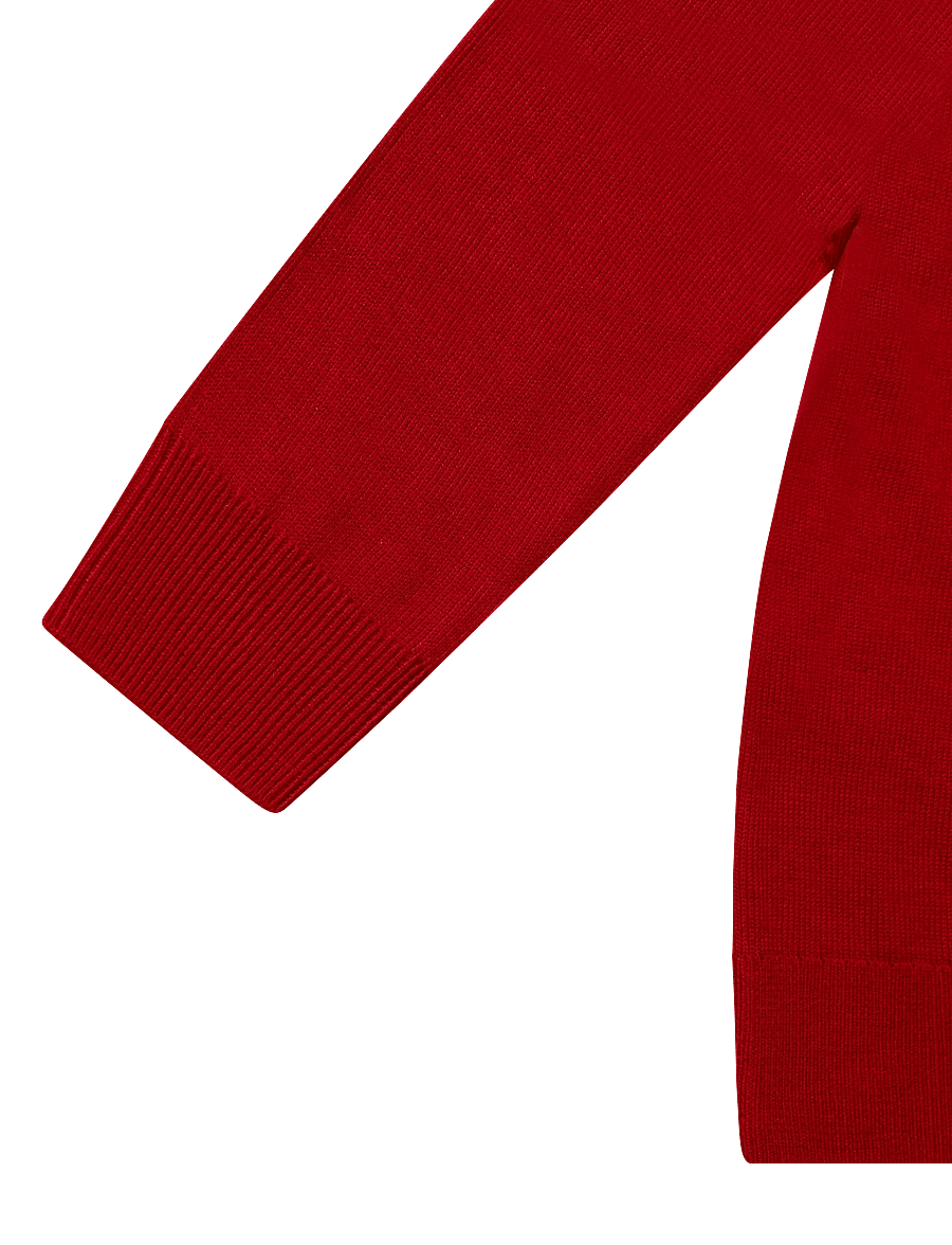 Mango - Cardigan with buttons and lapel collar - cardigans - red - 5