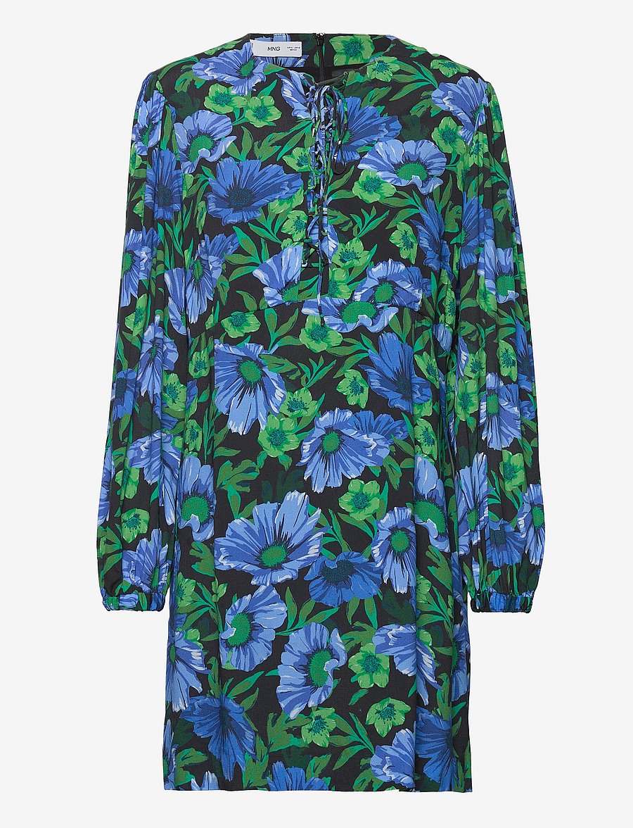 Mango - TATE - korta klänningar - blue - 0