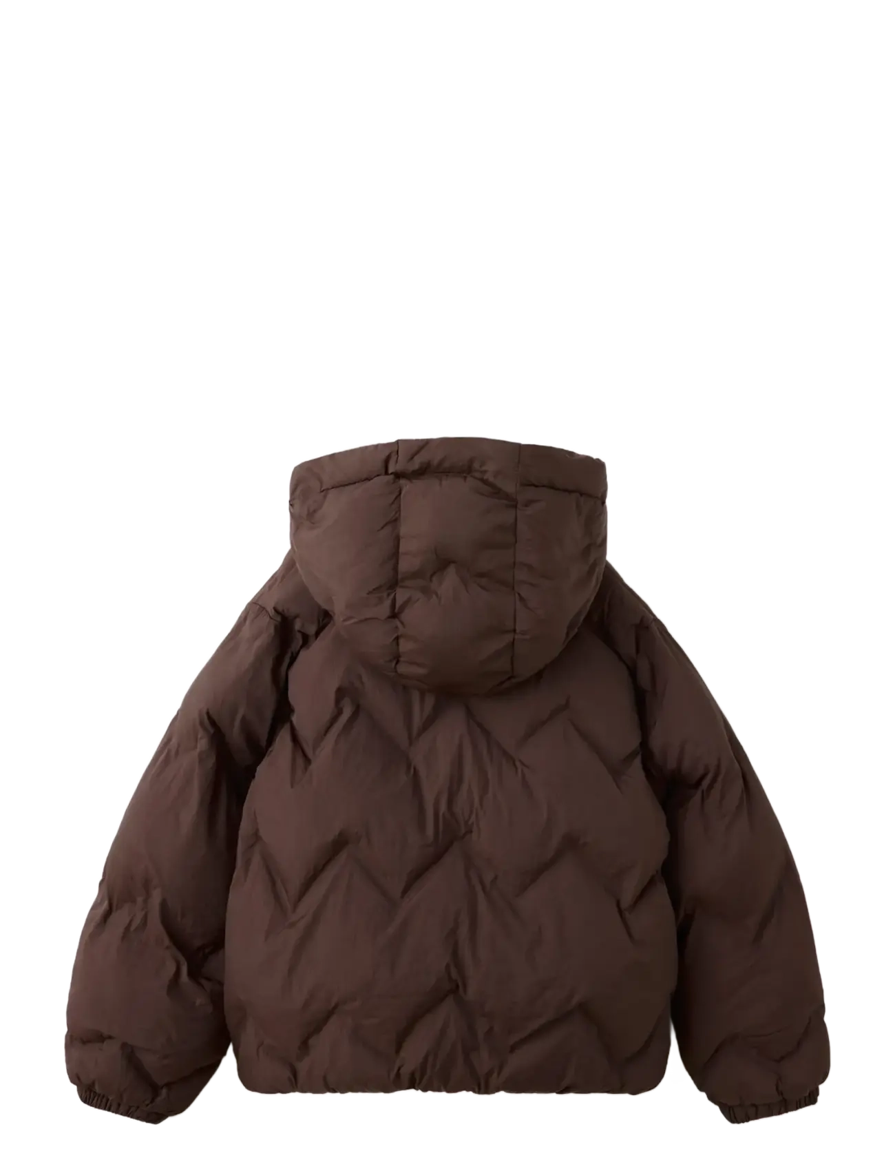 Mango - Hood puffer coat - quiltede jakker - brown - 2
