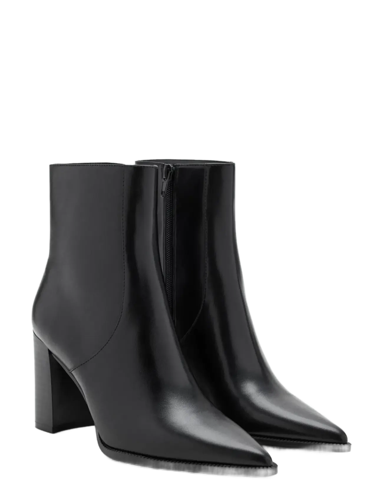 Mango - Pointed heel ankle boot - støvletter - black - 1