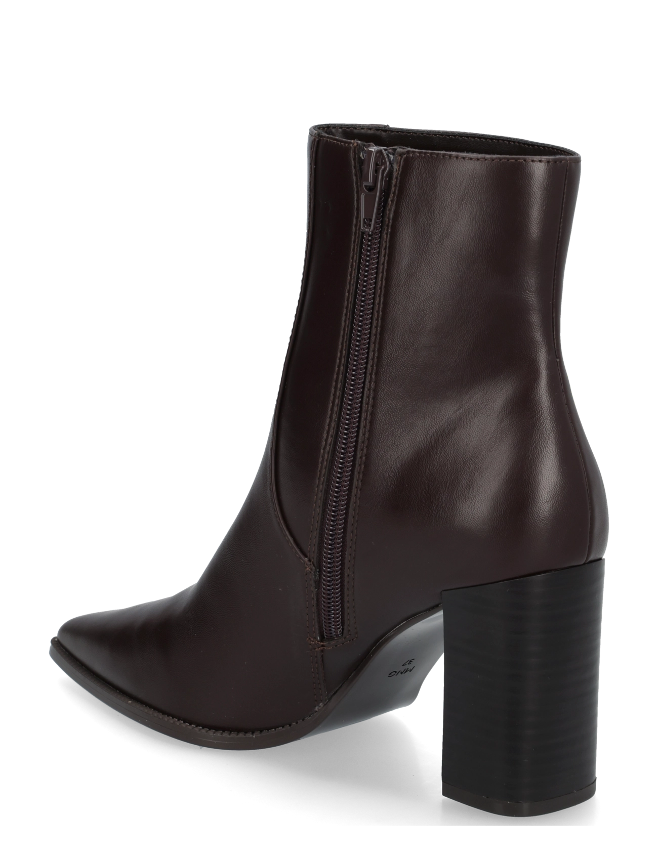 Mango - Pointed heel ankle boot - dark brown - 1