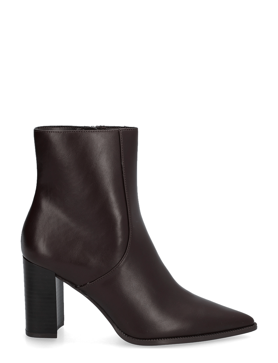 Mango - Pointed heel ankle boot - støvletter - dark brown - 2