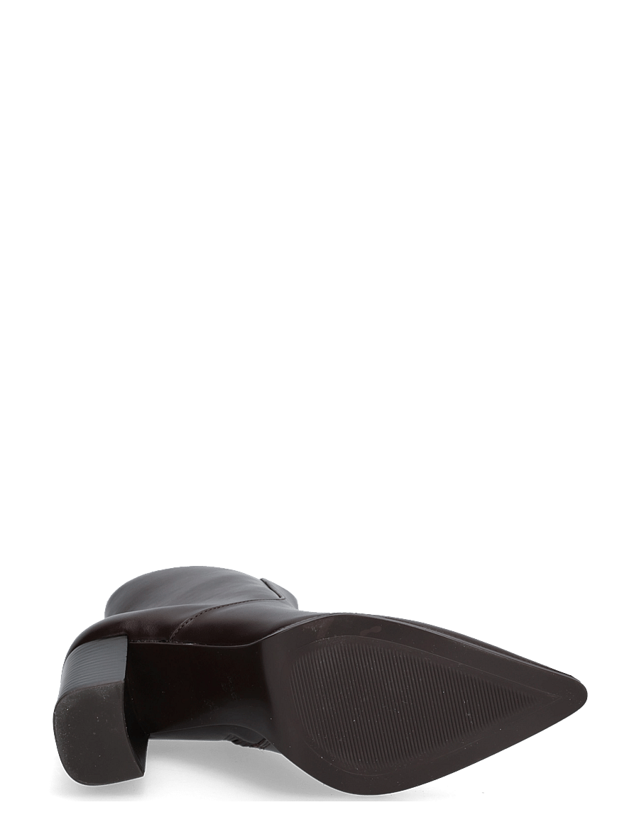 Mango - Pointed heel ankle boot - støvletter - dark brown - 4
