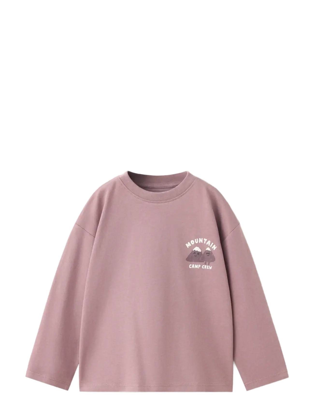 Mango 100% cotton printed t-shirt - Toppe og t-shirts - LT-PASTEL PURPLE / purple