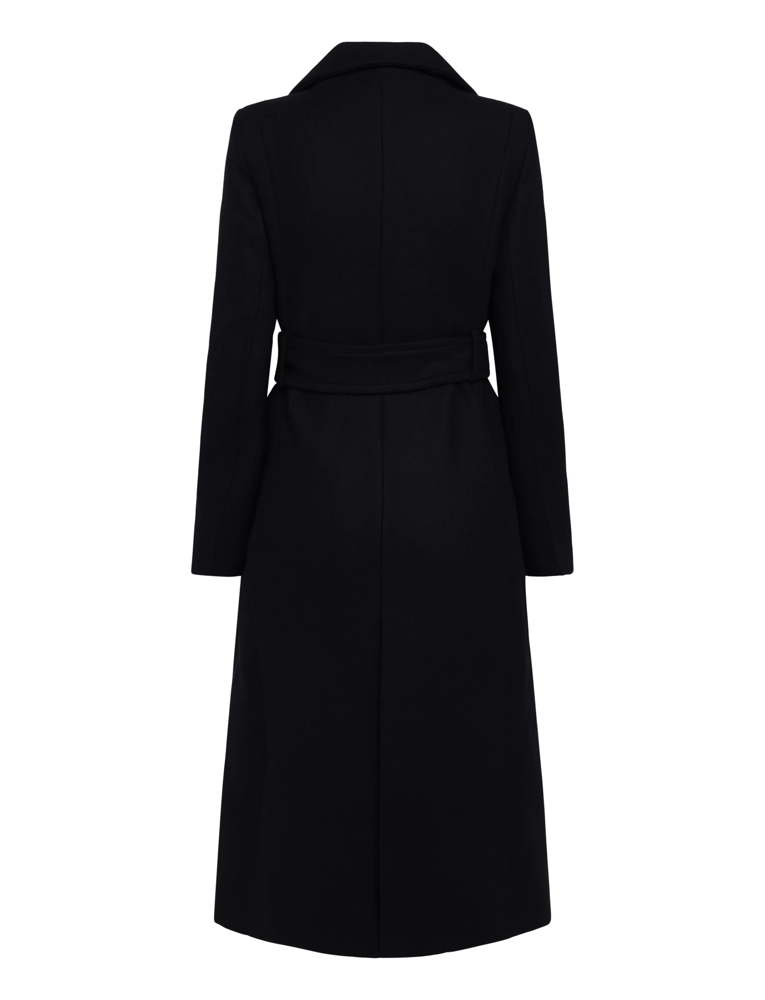 Mango - Manteco wool coat with funnel neck - black - 1