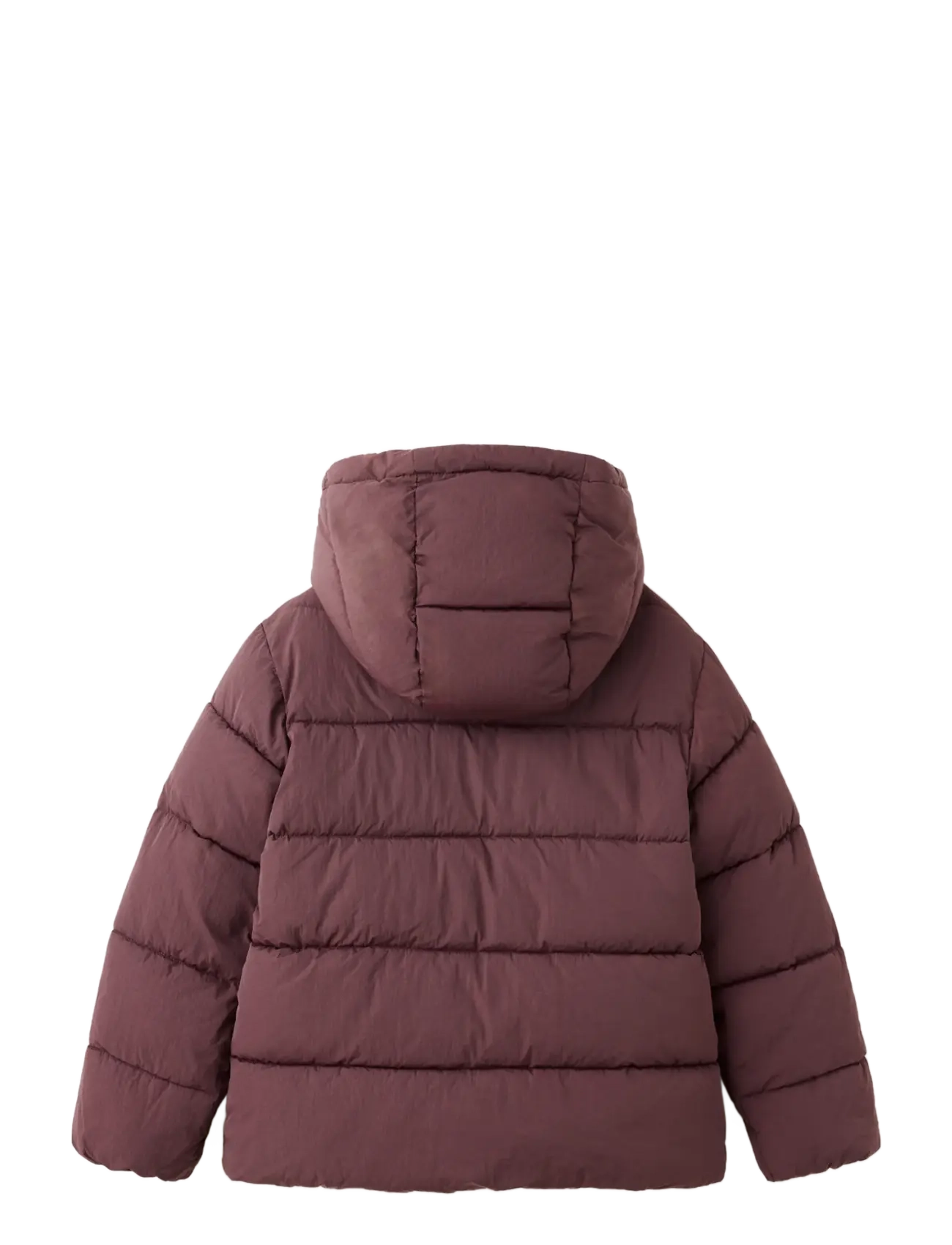Mango - Hood puffer coat - quiltade jackor - dark red - 1