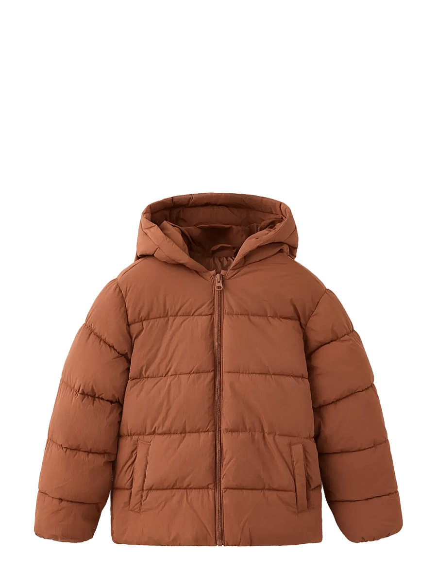 Mango - Hood puffer coat - quiltade jackor - rust - copper - 0