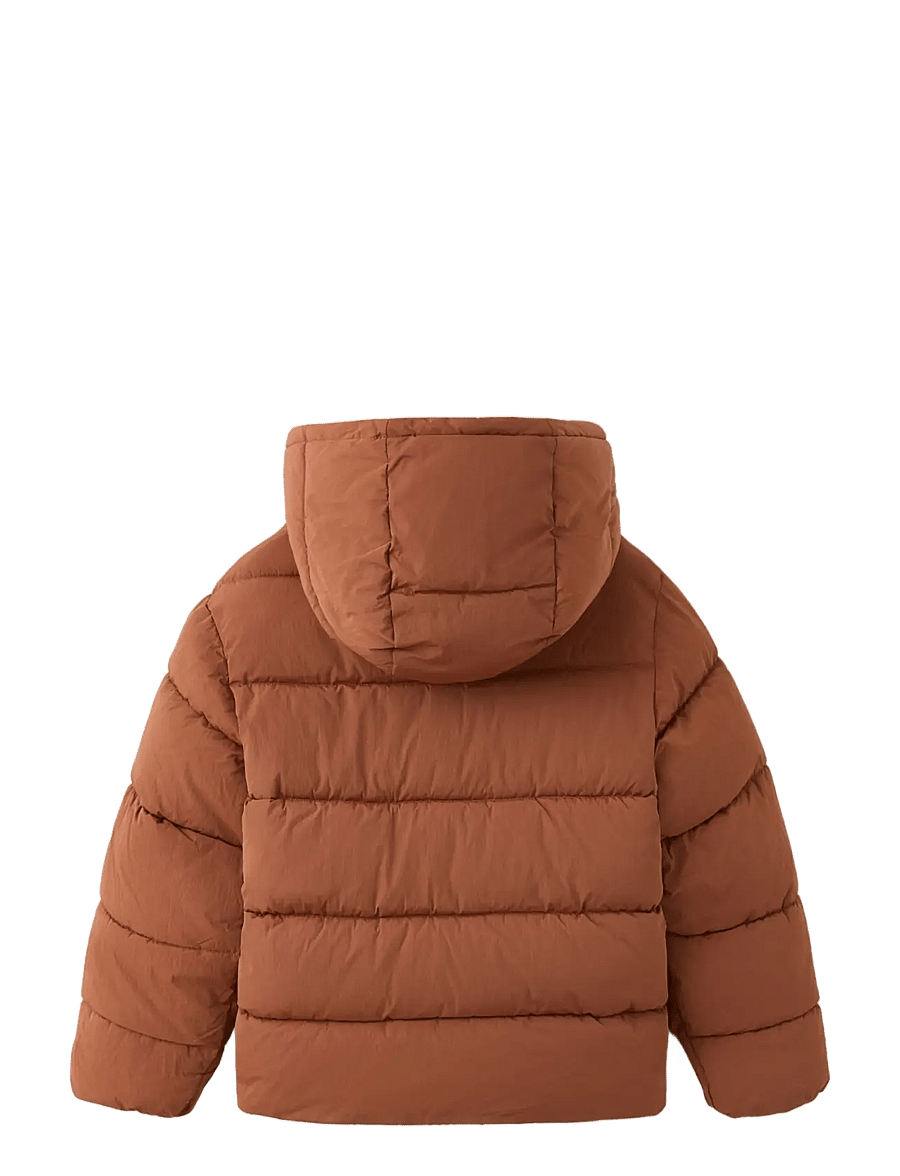 Mango - Hood puffer coat - quiltade jackor - rust - copper - 1