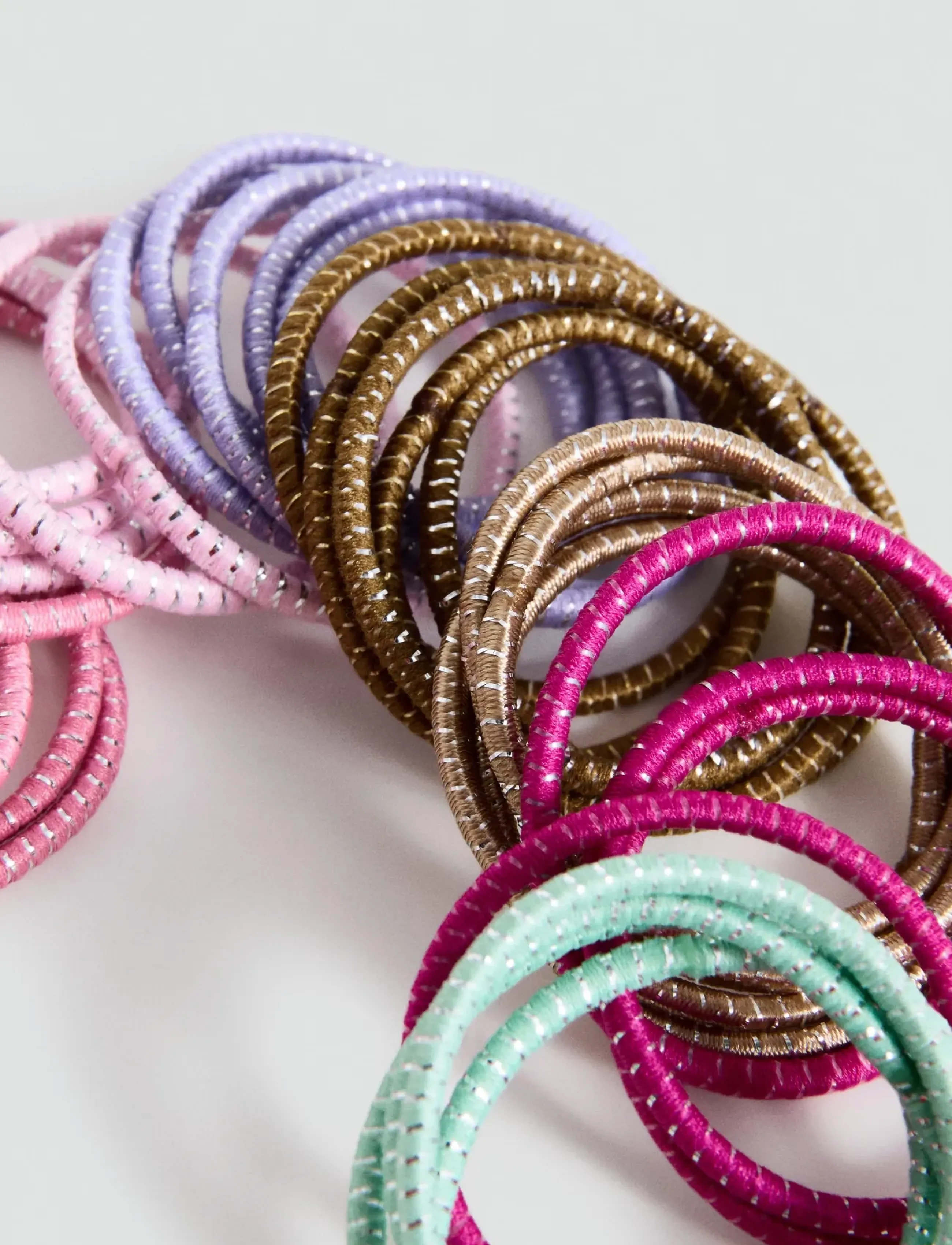 Mango - Pack hair ties - hårbånd - pink - 1
