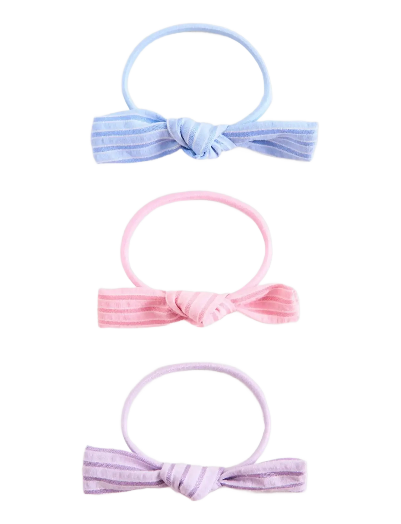 Mango Bow hair ties 3 pack - Haarband - LT-PASTEL BLUE / blue