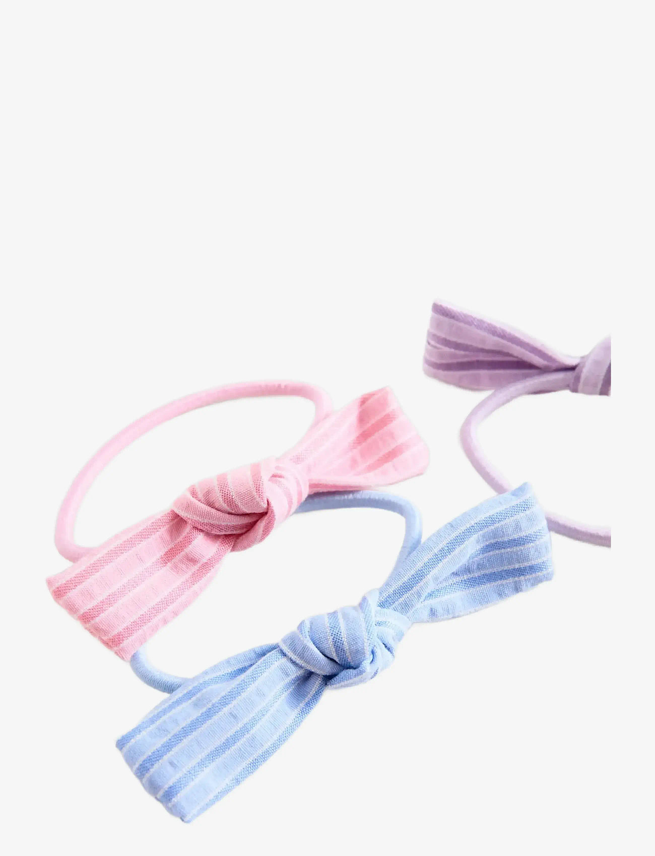 Mango - Bow hair ties 3 pack - hårband - lt-pastel blue - 1