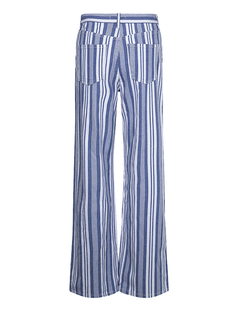Mango - Straight striped jeans - straight jeans - medium blue - 2