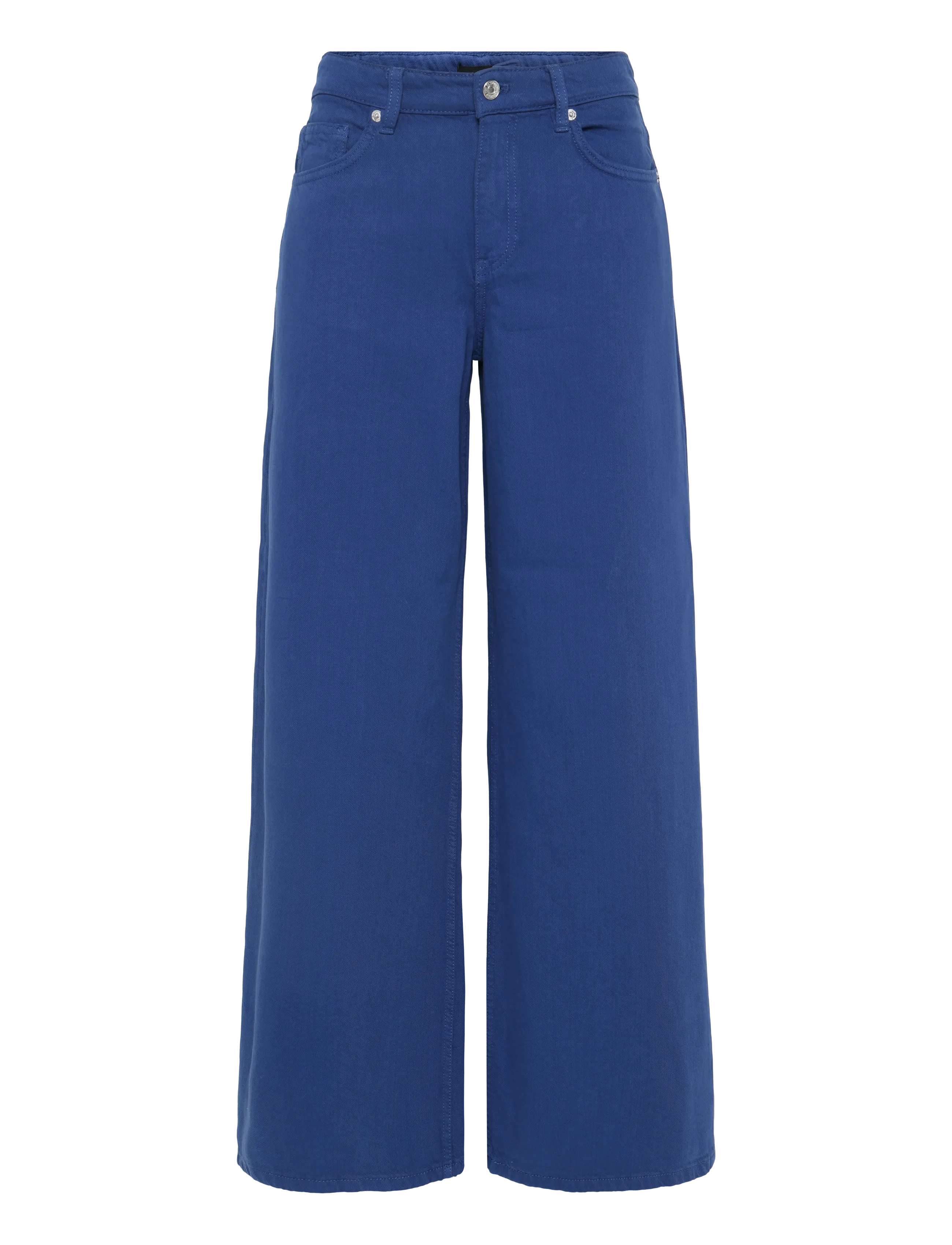 MANGO Low-Rise Wideleg Jeans Blau - 34 - Damen