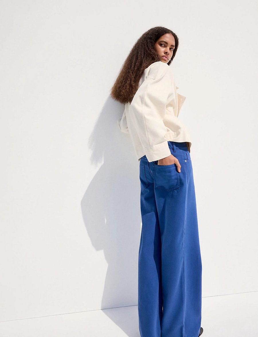 Mango - Low-rise wideleg jeans - vida jeans - medium blue - 3