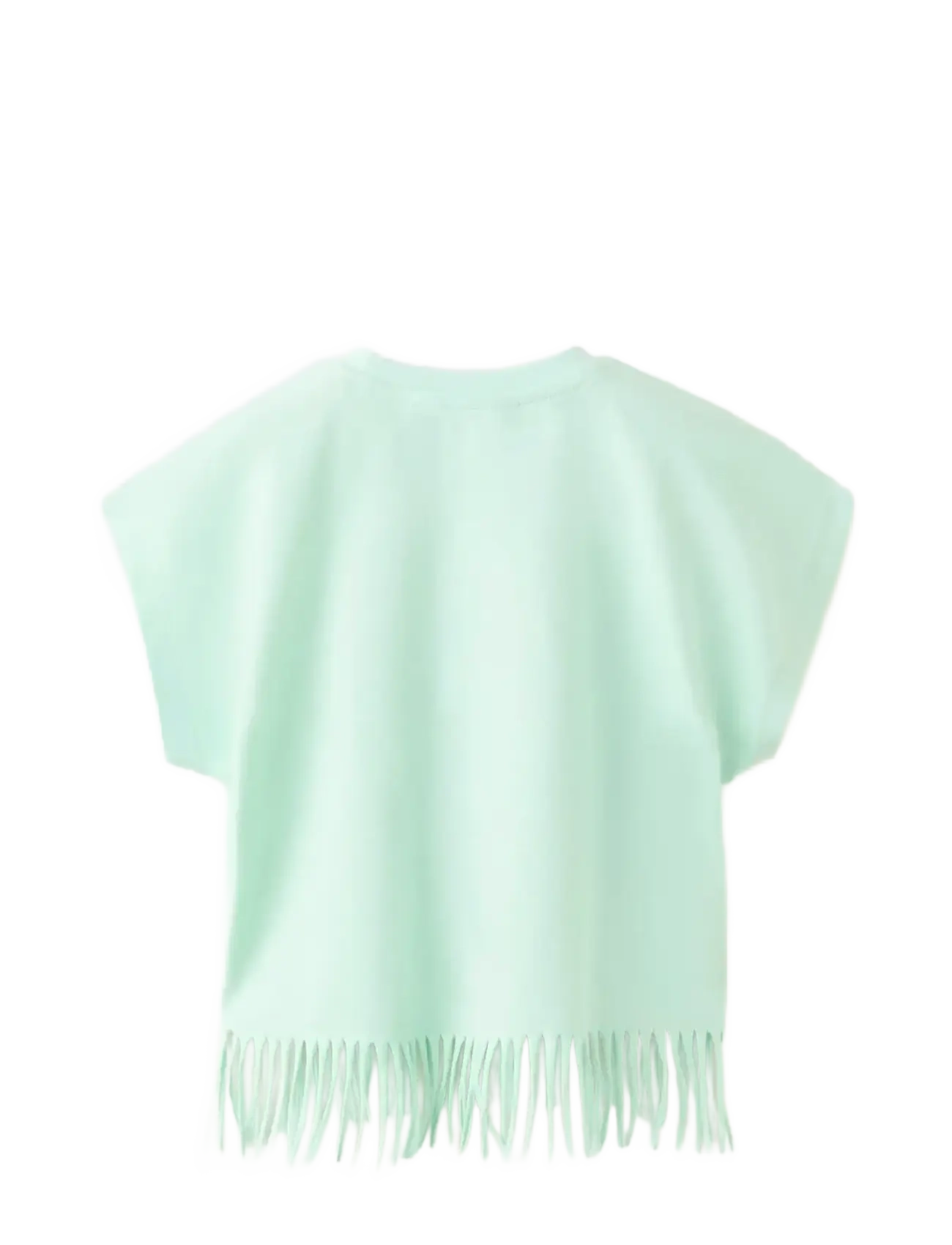 Mango - Minnie Mouse fringed T-shirt - kortärmade t-shirts - green - 2