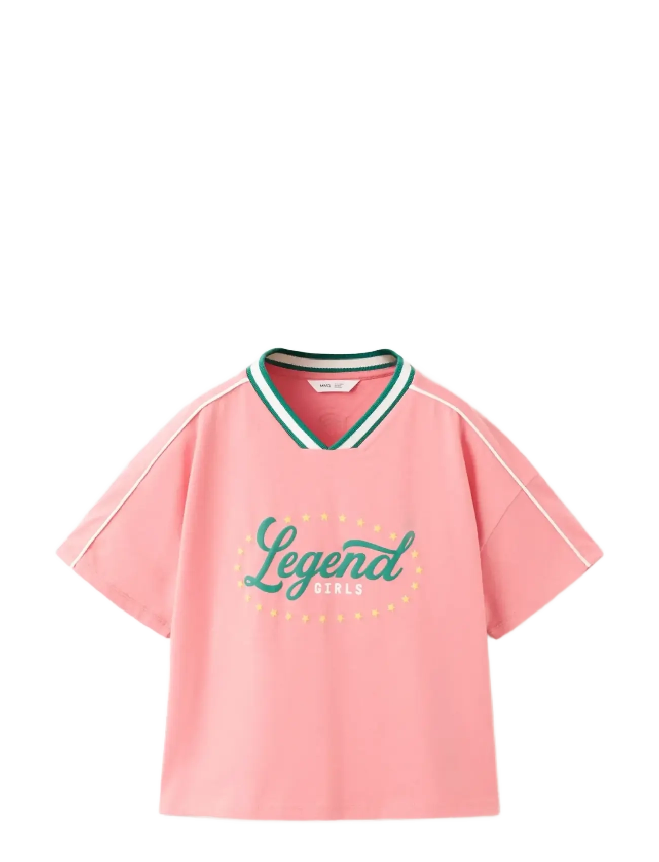 Mango Mexico Football T-shirt - Toppe og t-shirts - PINK / pink/rose