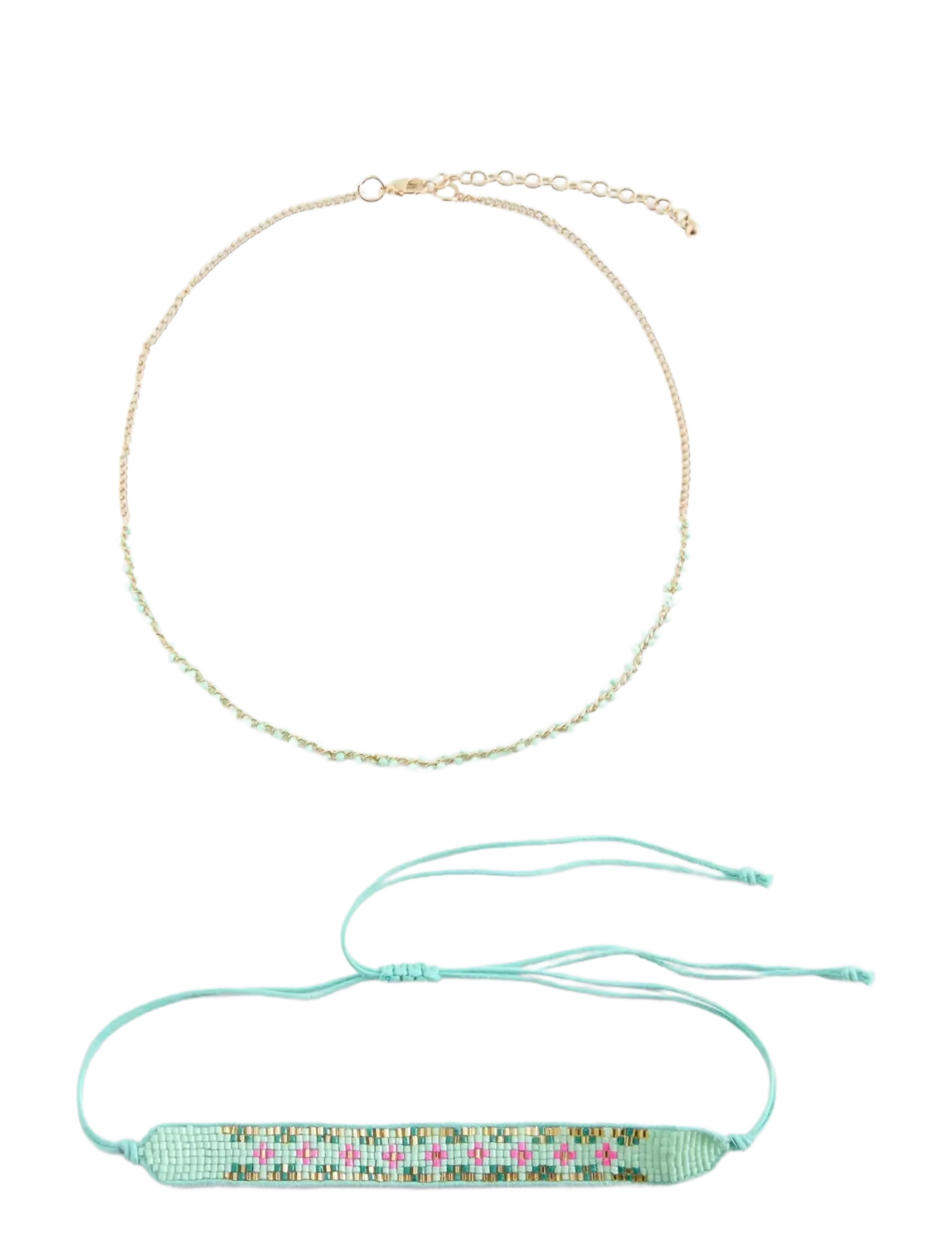 Mango Combined Necklace Pack, One Size, Kids Jewellery, Blau - Necklaces, Kinder