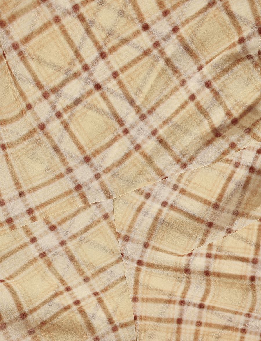 Mango - Check asymmetrical dress - sommerkjoler - yellow - 5