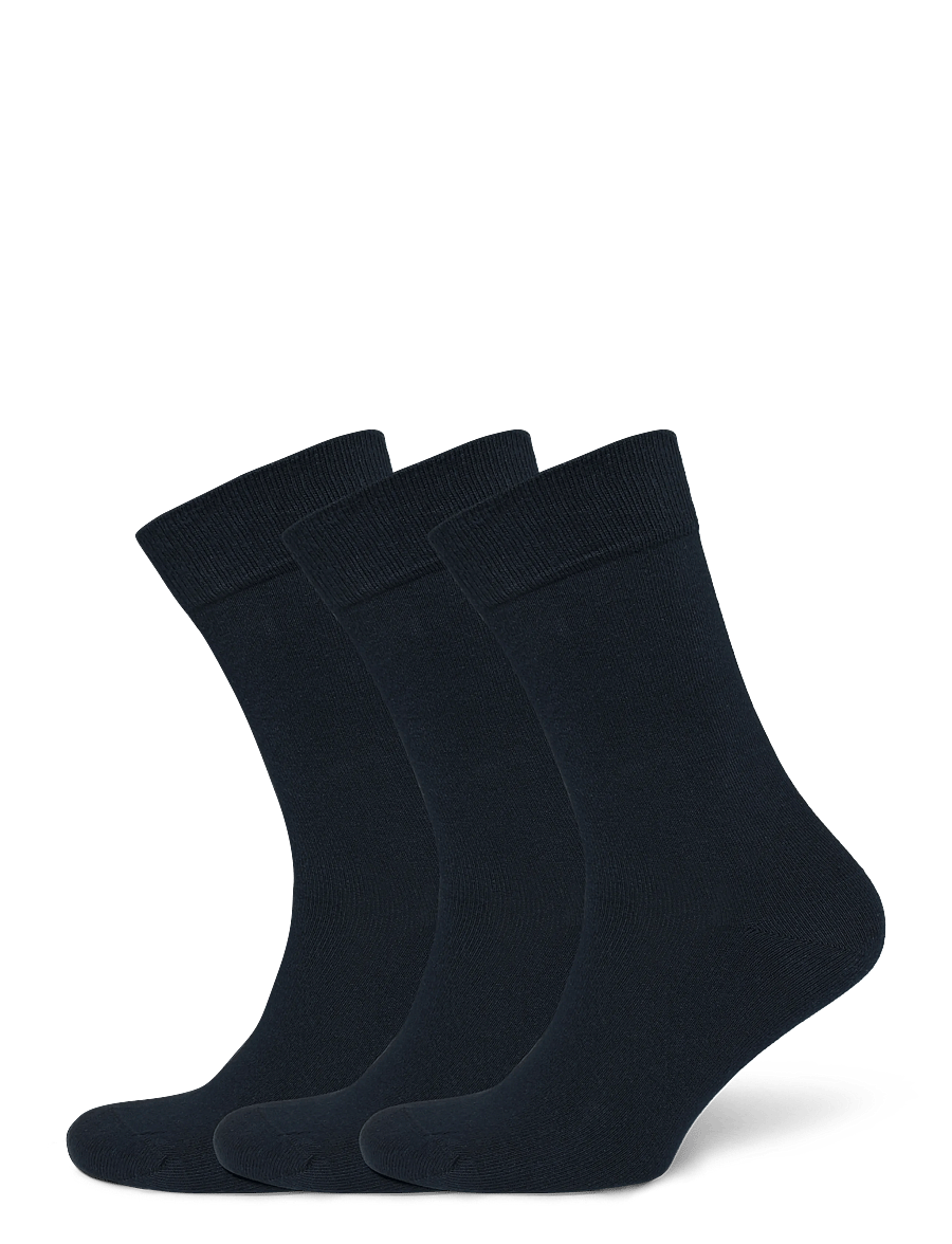 Mango - 3-pack long cotton socks - tennissocken - navy - 0