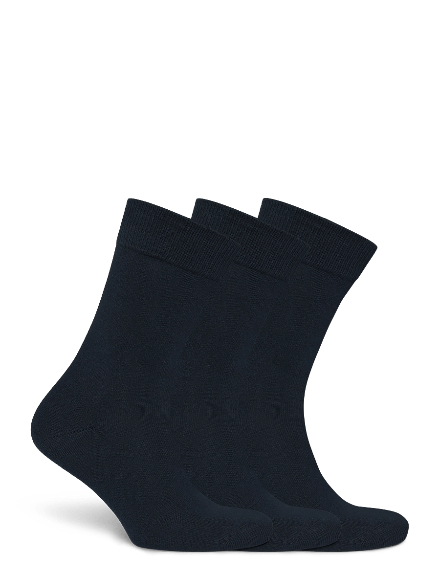 Mango - 3-pack long cotton socks - tennissocken - navy - 1