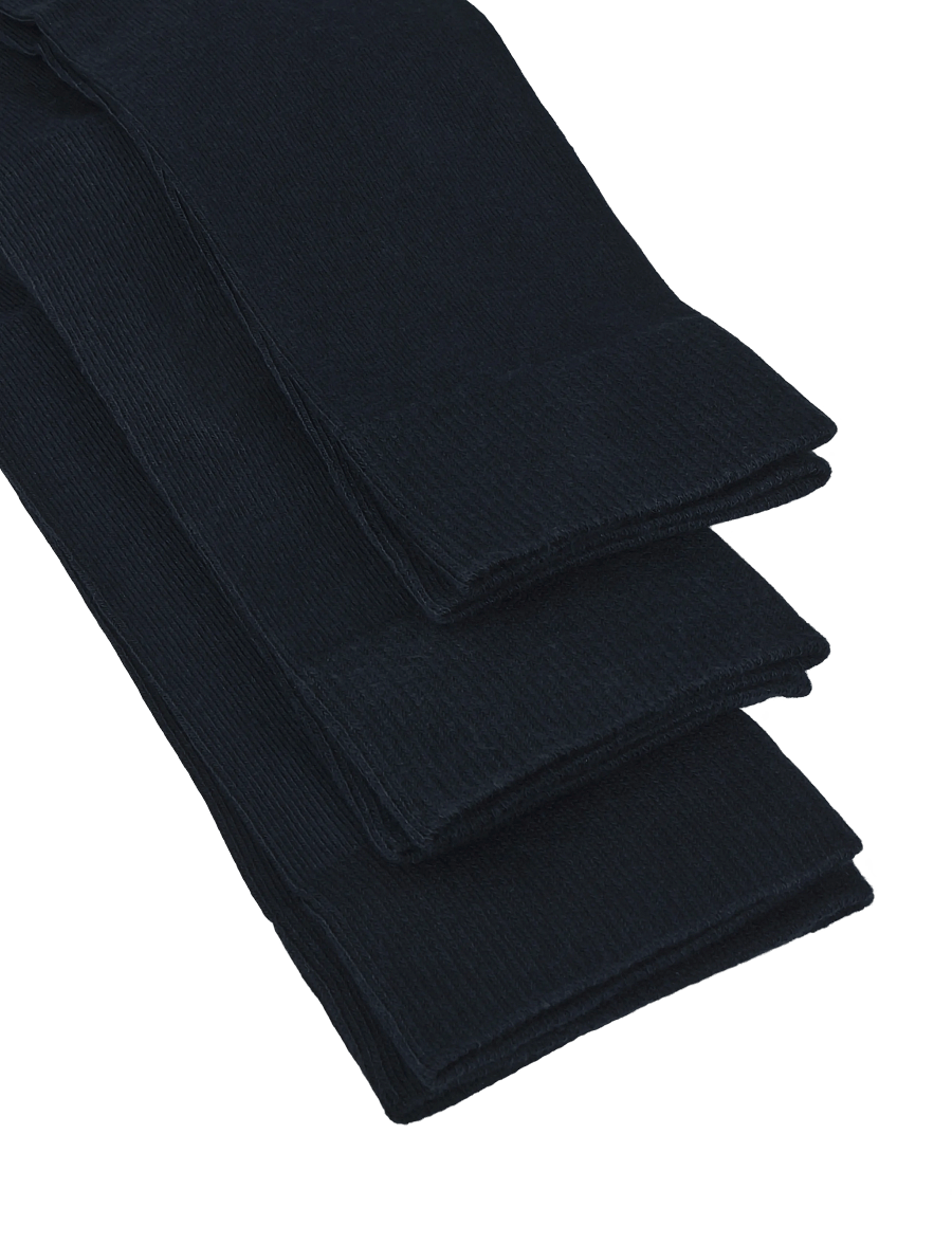 Mango - 3-pack long cotton socks - tennissocken - navy - 2