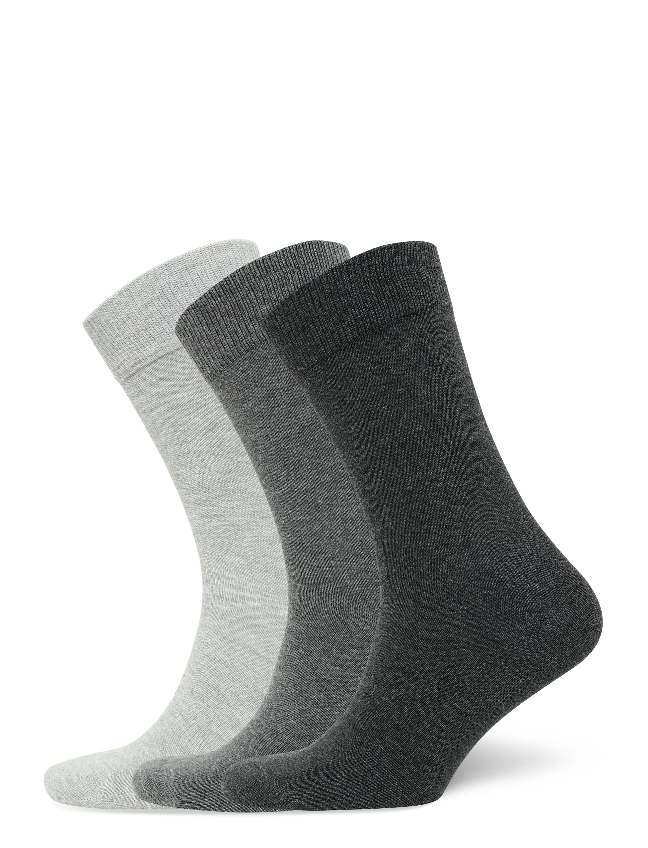 Mango 3-Pack Long Cotton Socks, 40-42, Grey, Sokker > Almindelige Sokker, Herre