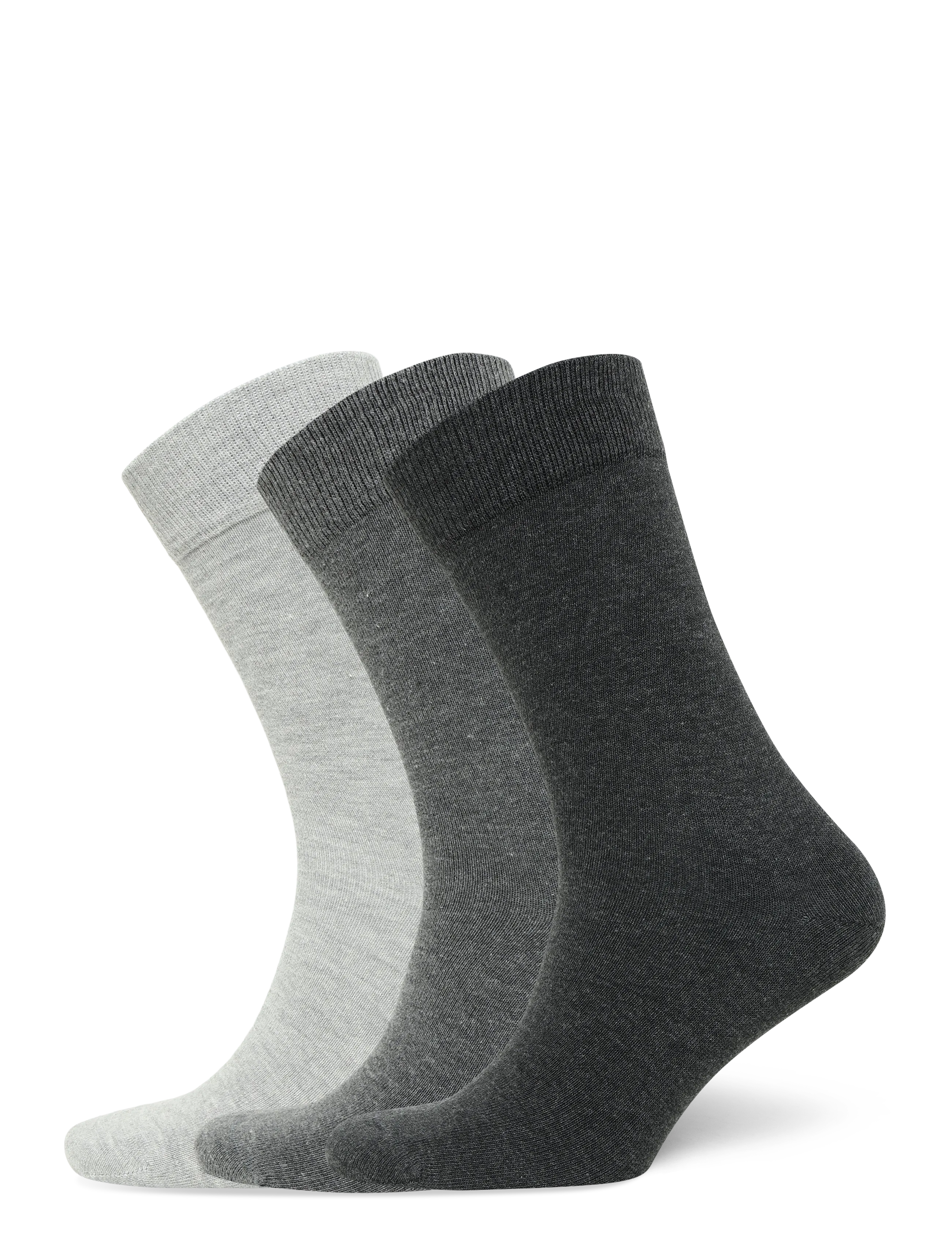 Mango 3-pack long cotton socks - Multipack underkläder - GREY / grey