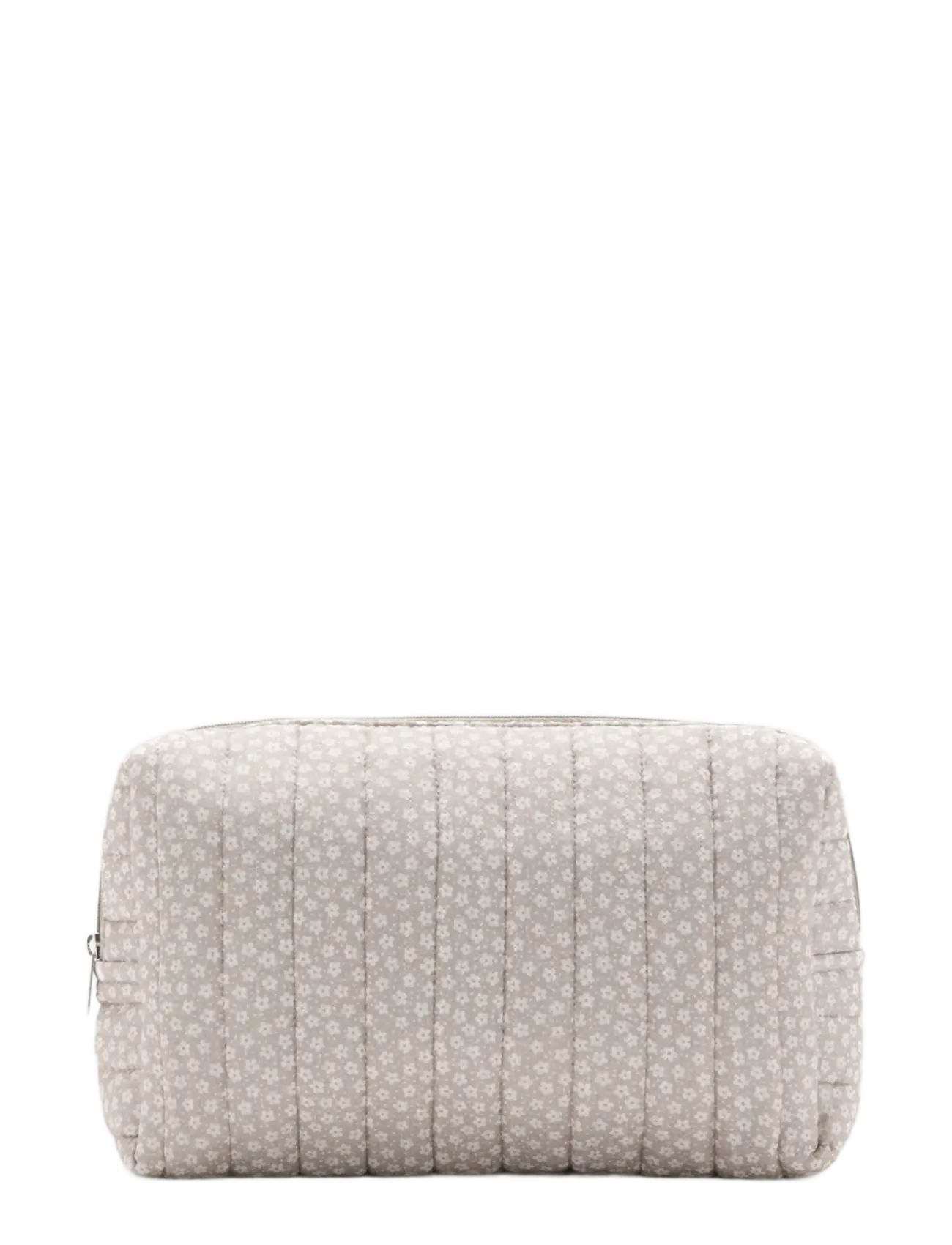 Mango Printed Cotton Toiletry Bag, Børn, Quiltet Printet Toilettaske, Brun, Str: ONE SIZE