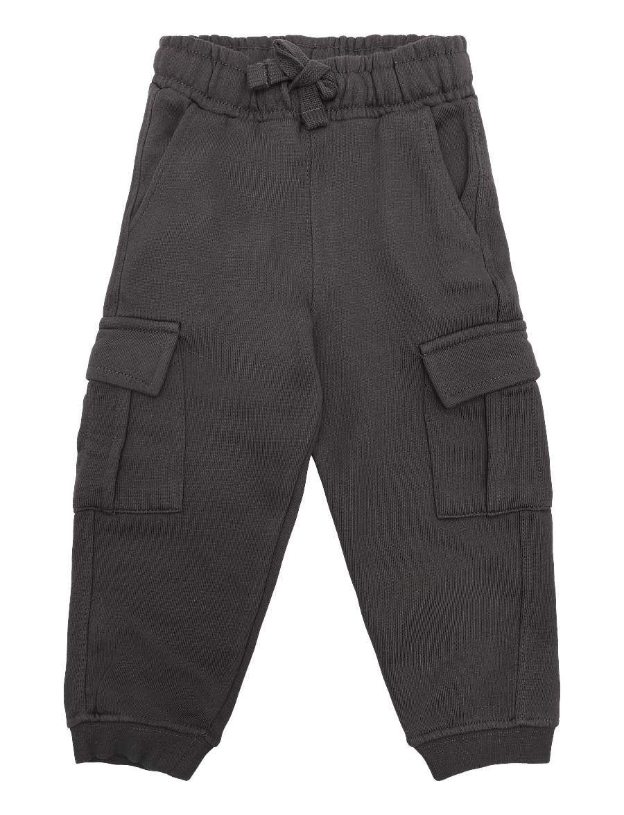 Mango - Cotton cargo trousers - cargobukser - charcoal - 0
