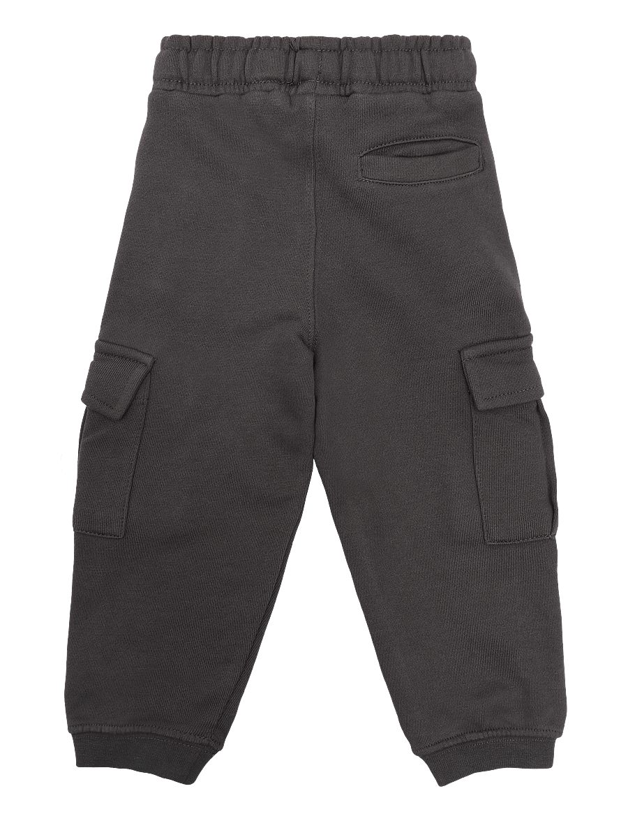 Mango - Cotton cargo trousers - cargobukser - charcoal - 1