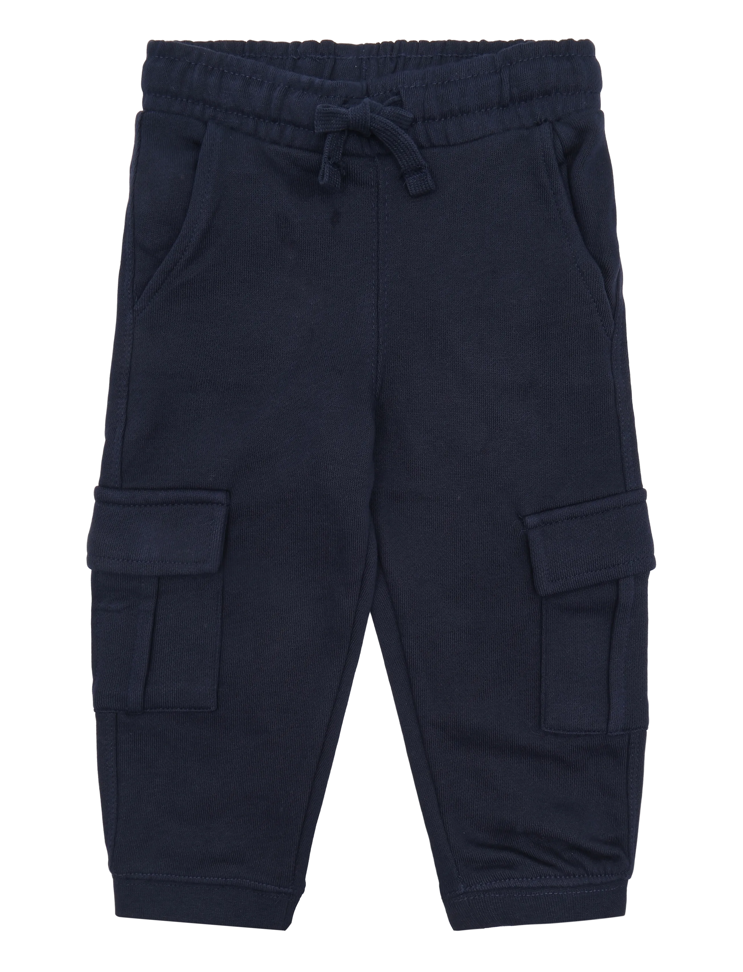 Mango Cotton cargo trousers - Tøj - NAVY / navy