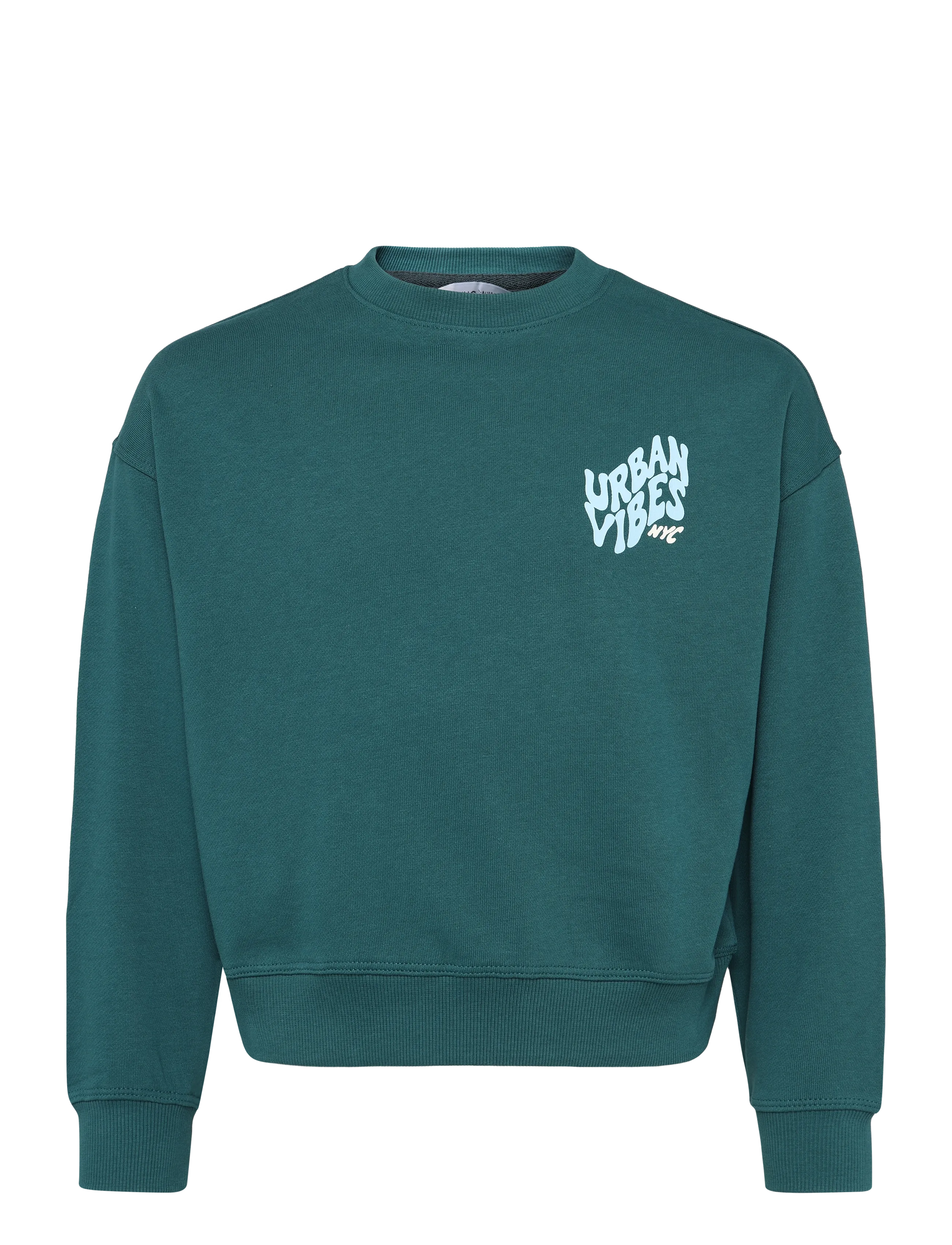 Mango Sudadera Manu3, 164, Green, Sweatshirts & Hættetrøjer > Sweatshirts, Børn