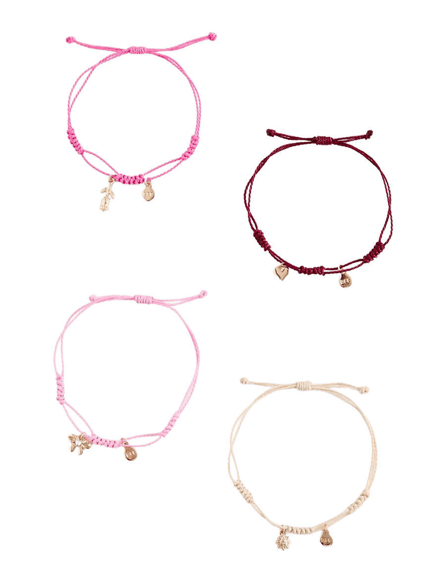 Mango - Pack of 4 Best Friends bracelets - armband - pink - 0